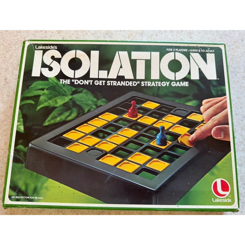 Vintage 1978 Lakeside ISOLATION Board Game Complete 2 Extra Pieces